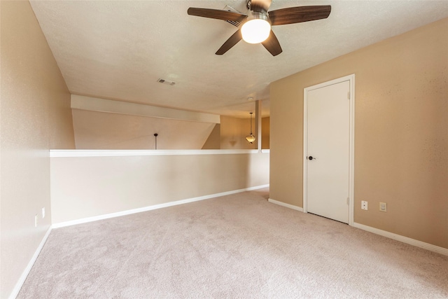 1417 S Heron Dr, Seabrook, TX 77586 - empty room featuring ceiling fan and carpet floors