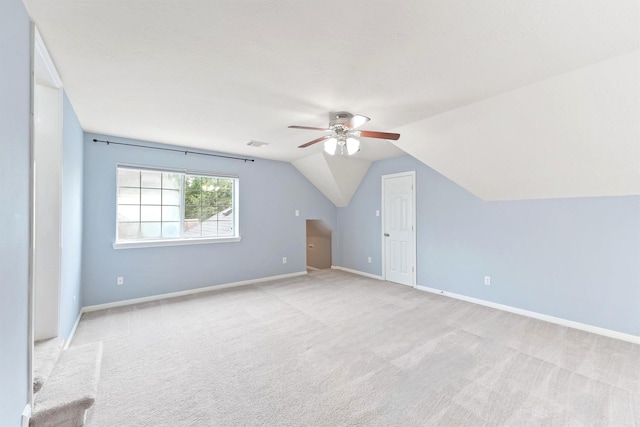 14210 Hansons Creek Ct, Houston, TX 77044 - bonus room featuring carpet, a ceiling fan, and lofted ceiling