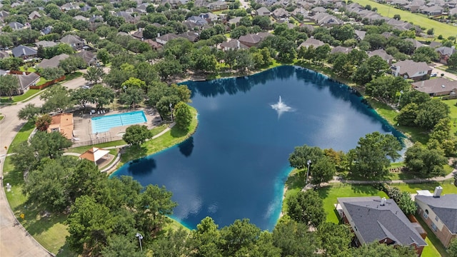 17706 Riata Lake Dr, Cypress, TX 77433 - aerial perspective of suburban area featuring a nearby body of water and a pool