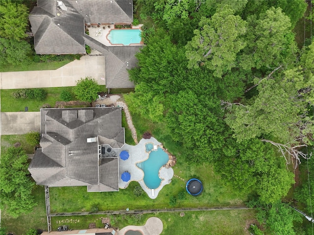 14014 Lakewood Crossing Blvd, Houston, TX 77070 - drone / aerial view of a pool