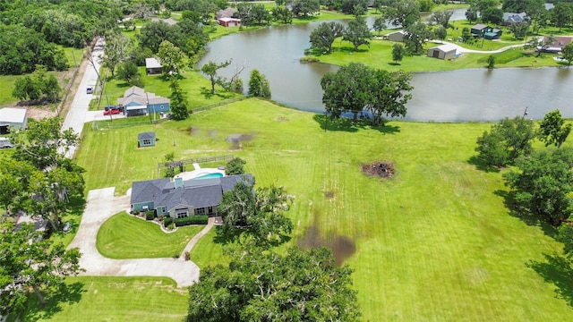 105 Sally Lake Ct, Angleton, TX 77515 - bird's eye view of a large body of water