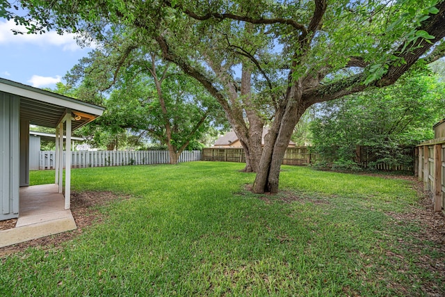 1908 Milam St, Columbus, TX 78934 - view of fenced backyard