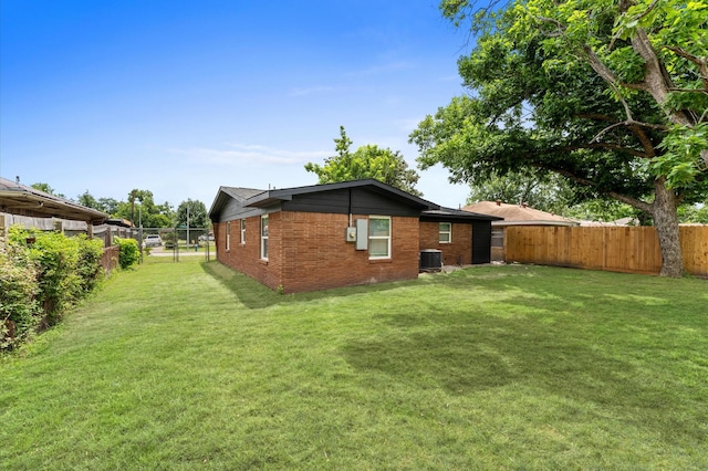 327 E Delz Dr, Houston, TX 77022 - back of property with a fenced backyard and brick siding