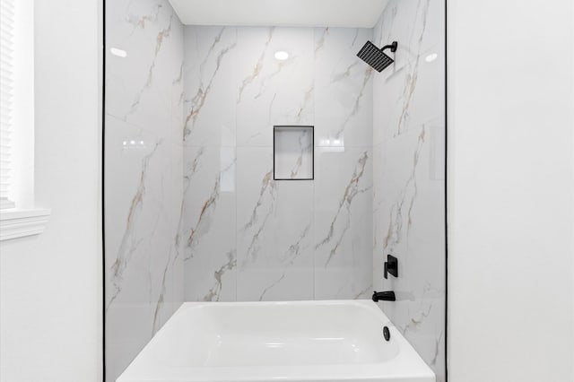 327 E Delz Dr, Houston, TX 77022 - full bathroom with  shower combination