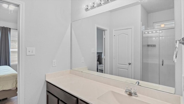 17734 Pensford Way, Tomball, TX 77377 - ensuite bathroom with a shower stall and vanity