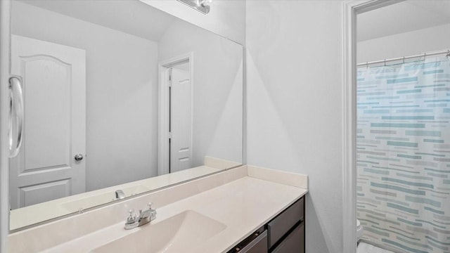 17734 Pensford Way, Tomball, TX 77377 - bathroom featuring vanity and a shower with curtain