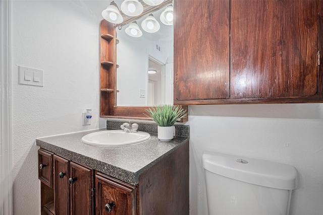 511 Walston Ln, Houston, TX 77060 - bathroom featuring vanity and a textured wall