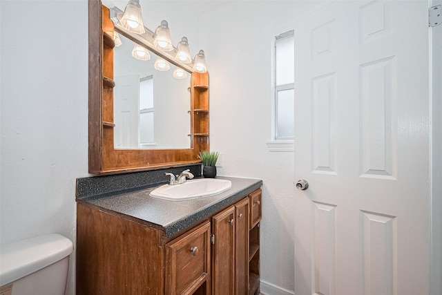 511 Walston Ln, Houston, TX 77060 - half bath featuring vanity and toilet