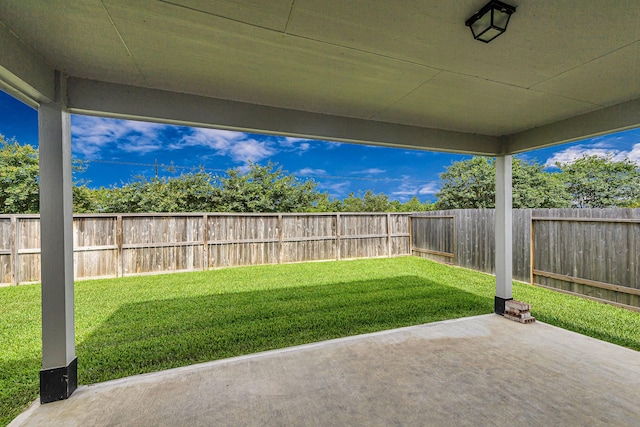 14715 Poplar Lake Trl, Cypress, TX 77429 - fenced backyard with a patio