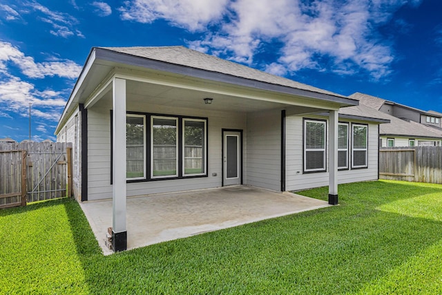 14715 Poplar Lake Trl, Cypress, TX 77429 - back of property with a fenced backyard and a patio area