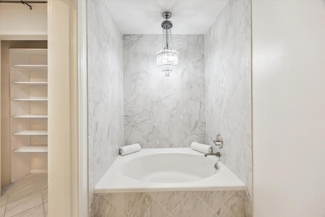 9333 Memorial Dr Unit 301, Houston, TX 77024 - full bath with a chandelier