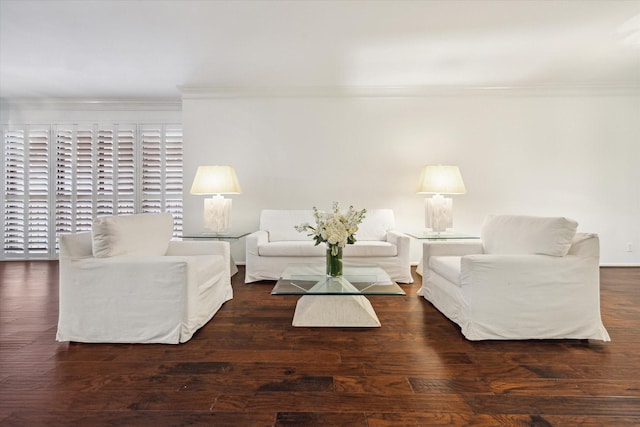 9333 Memorial Dr Unit 301, Houston, TX 77024 - living area featuring crown molding and wood finished floors