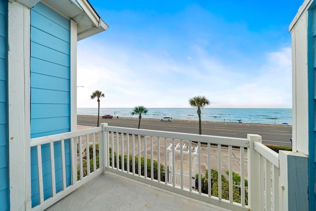 8416 Seawall Blvd Unit 5, Galveston, TX 77554 - balcony with view of water and beach