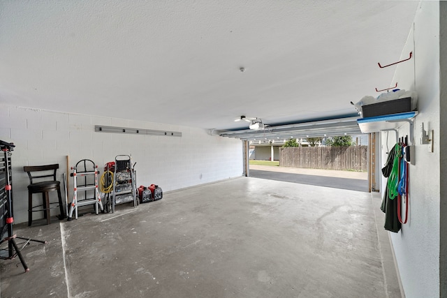 8416 Seawall Blvd Unit 5, Galveston, TX 77554 - garage featuring concrete block wall