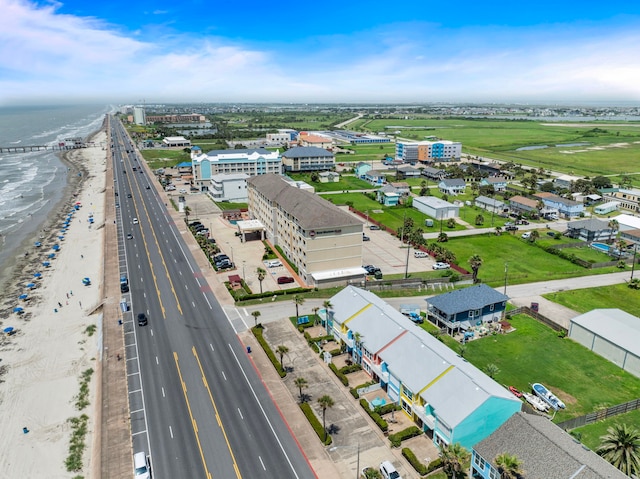 8416 Seawall Blvd Unit 5, Galveston, TX 77554 - aerial view of a nearby body of water and a major roadway