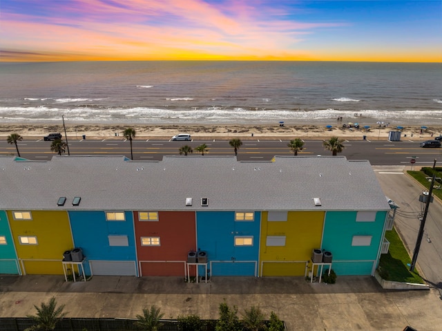 8416 Seawall Blvd Unit 5, Galveston, TX 77554 - view of property featuring view of water and beach