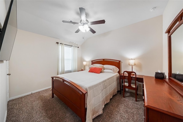 16330 Hillside Garden Ln, Houston, TX 77084 - carpeted bedroom with baseboards and a ceiling fan