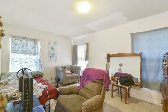 1732 Lynn Ln, Freeport, TX 77541 - living area featuring light tile patterned floors