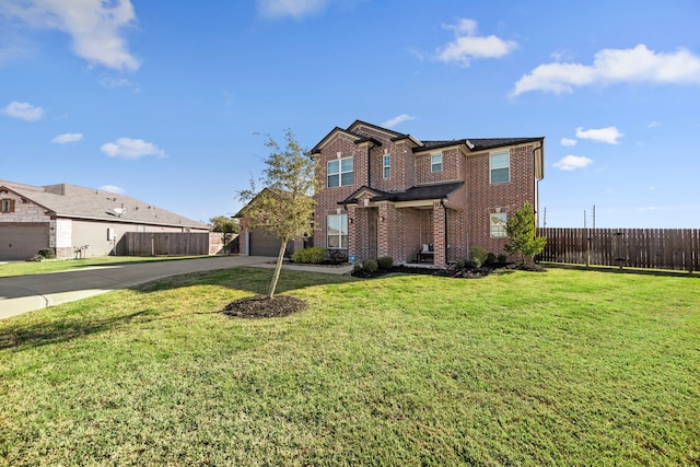 915 Bernard Meadows Dr, East Bernard, TX 77435 - traditional-style home featuring driveway and brick siding