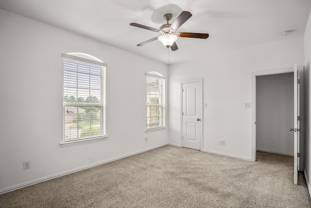 31767 Chapel Rock Ln, Spring, TX 77386 - unfurnished bedroom with light carpet and ceiling fan