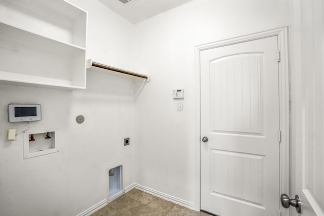 31767 Chapel Rock Ln, Spring, TX 77386 - washroom with electric dryer hookup and washer hookup