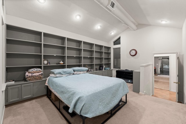 111 Mesa Ct, Conroe, TX 77304 - bedroom featuring light carpet and recessed lighting