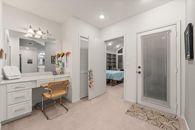 111 Mesa Ct, Conroe, TX 77304 - bathroom featuring recessed lighting and ensuite bath