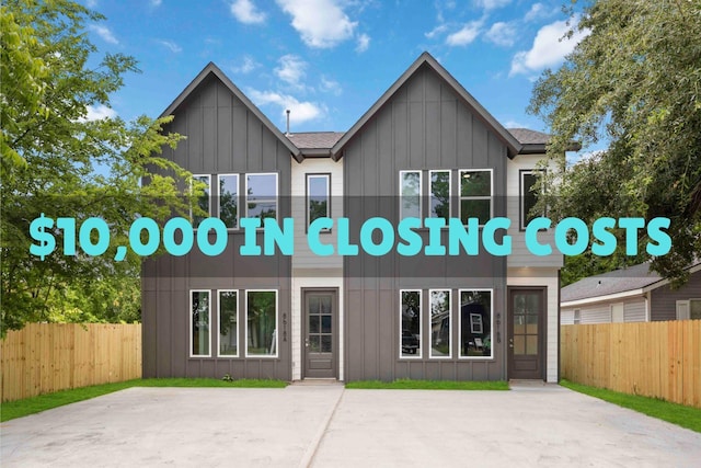 8618 Lee Otis St A-B, Unit A-B Houston, TX 77051 - view of front of property featuring board and batten siding