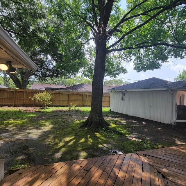 5227 Imogene St, Houston, TX 77096 - view of wooden deck
