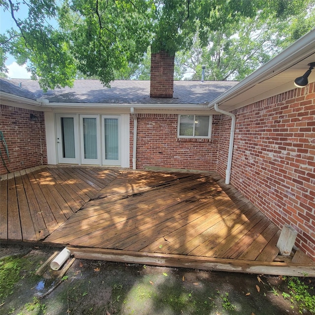 5227 Imogene St, Houston, TX 77096 - view of wooden terrace