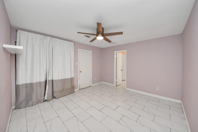 10731 Forest Leaf Dr, Sugar Land, TX 77498 - unfurnished room with ceiling fan and baseboards