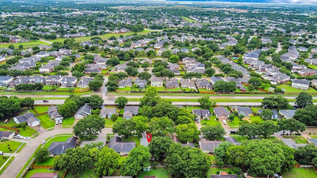 10731 Forest Leaf Dr, Sugar Land, TX 77498 - aerial view of property's location featuring nearby suburban area