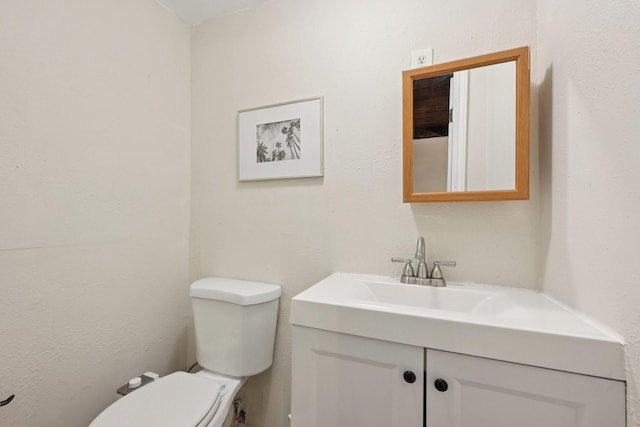 1913 Ursuline St, Galveston, TX 77550 - half bathroom featuring vanity and toilet