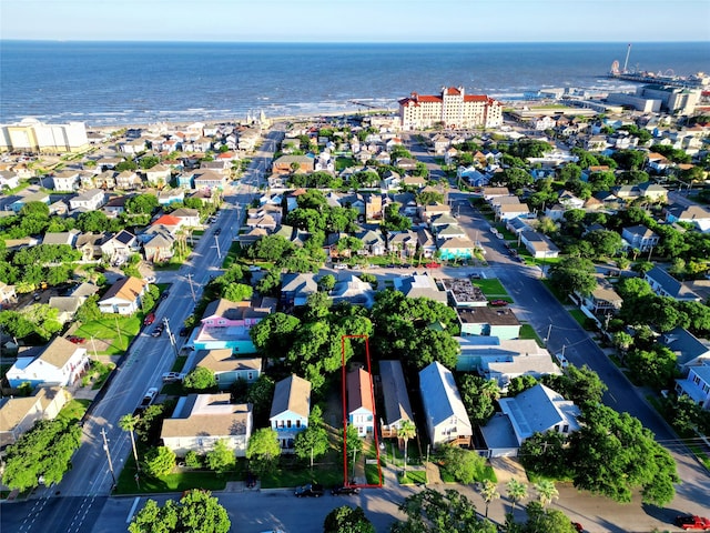 1913 Ursuline St, Galveston, TX 77550 - aerial overview of property's location featuring nearby suburban area