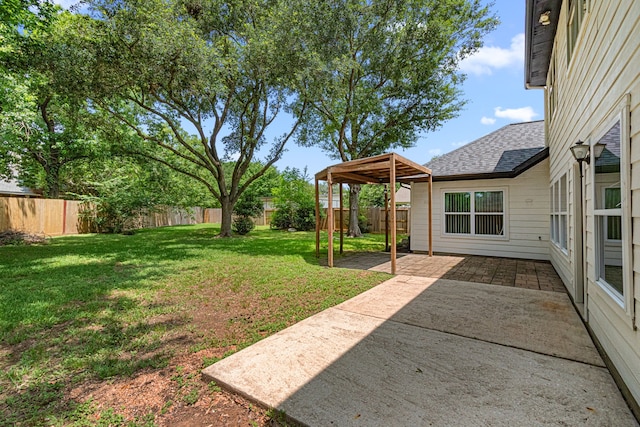 25807 Oakridge Forest Ln, Spring, TX 77386 - fenced backyard featuring a patio