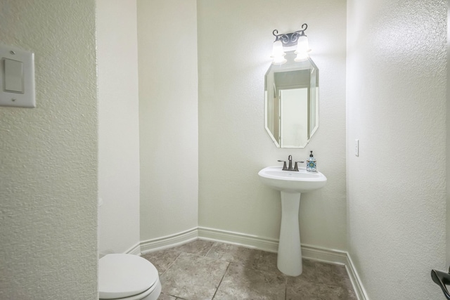 47 Chestnut Meadow Dr, Conroe, TX 77384 - bathroom with toilet and tile patterned flooring