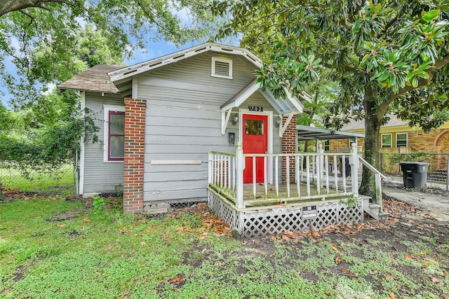 702 Caplin St, Houston, TX 77022 - view of shotgun-style home