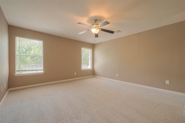 7210 Welshwood Ln, Sugar Land, TX 77479 - empty room with ceiling fan and carpet floors