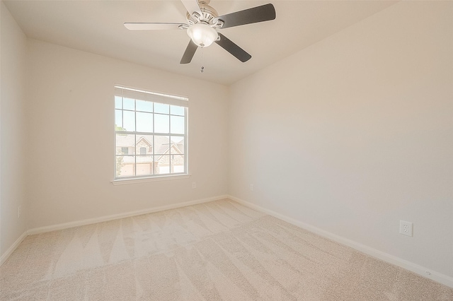 7210 Welshwood Ln, Sugar Land, TX 77479 - carpeted empty room with baseboards and a ceiling fan