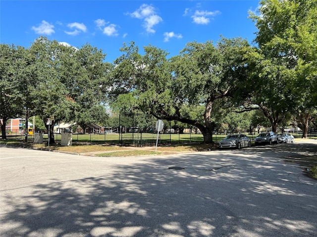 4905 Jackson St, Houston, TX 77004 - view of asphalt road with traffic signs and curbs