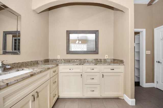 204 Audubon Woods Ct, Richwood, TX 77531 - full bathroom with double vanity and tile patterned floors