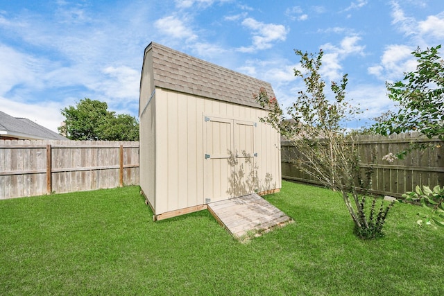 204 Audubon Woods Ct, Richwood, TX 77531 - view of shed featuring a fenced backyard