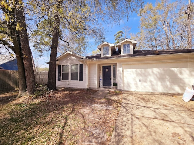 17910 Alee Ct, Crosby, TX 77532 - view of front of home with concrete driveway and an attached garage