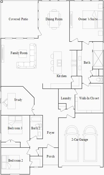 17910 Rillette Rd, Conroe, TX 77302 - view of room layout