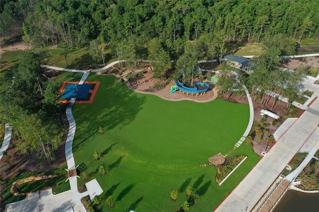 17910 Rillette Rd, Conroe, TX 77302 - aerial view of property's location featuring a heavily wooded area