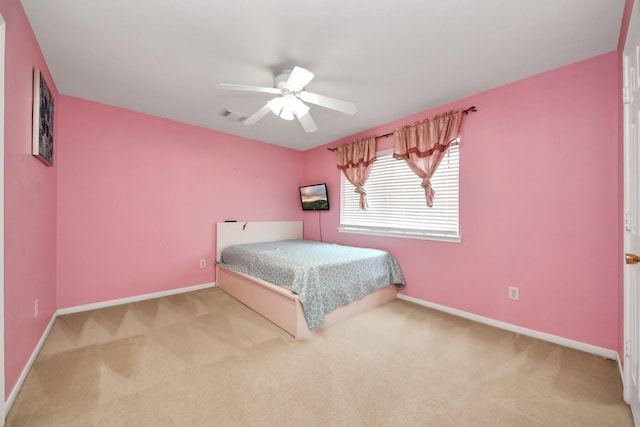 24219 Camillia Ridge Way, Katy, TX 77493 - carpeted bedroom featuring baseboards and a ceiling fan