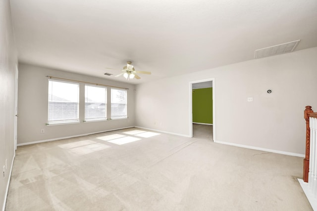 24219 Camillia Ridge Way, Katy, TX 77493 - empty room with ceiling fan and light carpet