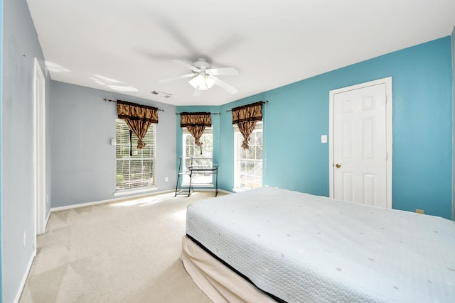 24219 Camillia Ridge Way, Katy, TX 77493 - bedroom with carpet floors and ceiling fan