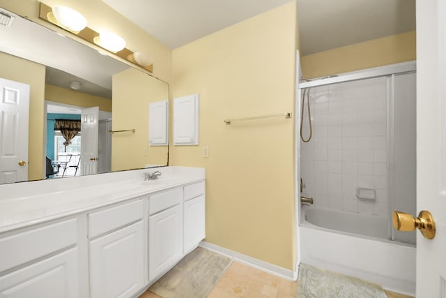 24219 Camillia Ridge Way, Katy, TX 77493 - bathroom with vanity and bathtub / shower combination