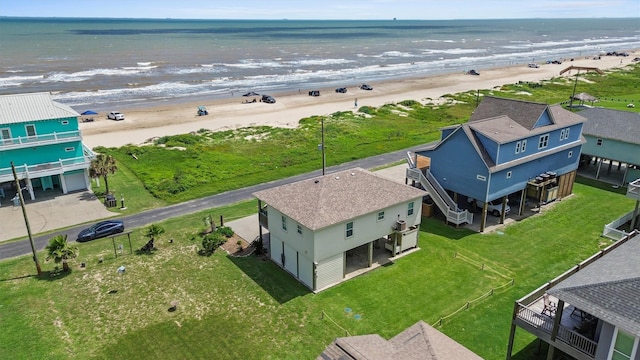 2577 Holiday Dr, Crystal Beach, TX 77650 - aerial view of extended coastline